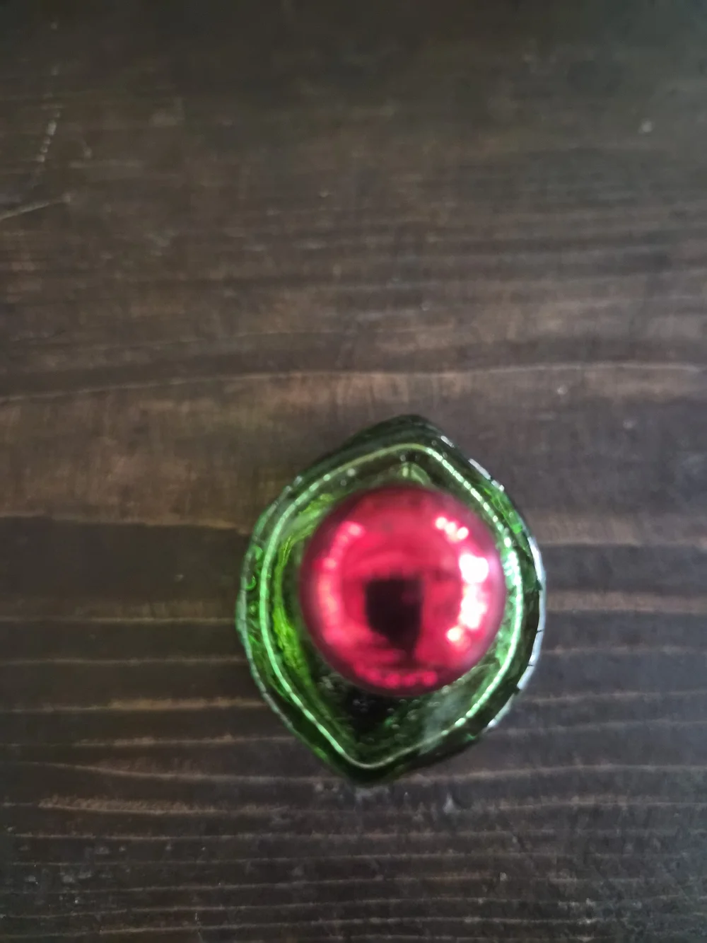 Avon Christmas Surprise Sock Purfume Glass Bottle